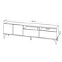 Hanah Home Soporte para TV Ross en Roble